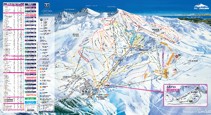 Sierra Nevada Piste Map ©Sierra Nevada Sierra Nevada Piste Map ©Sierra Nevada